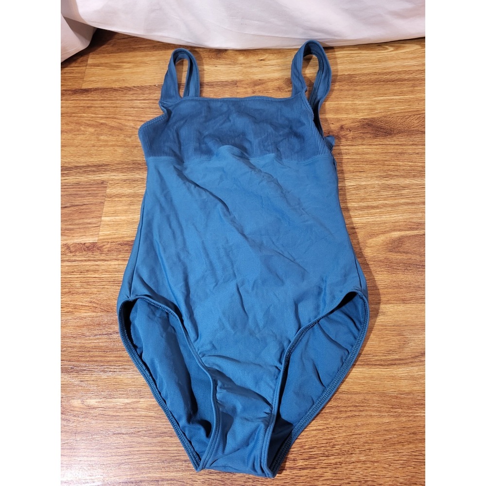 Wear Moi Teal Ballet Leotard Size Medium Dance Bodysuit Camisole